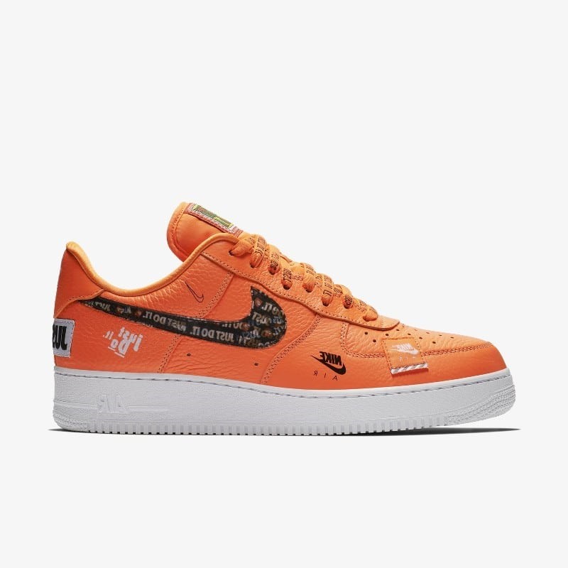 Nike air force 1 just do 2025 it white and orange